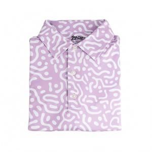 NEW 2PUTT women's wrong fairway sleeveless polo in lavender
